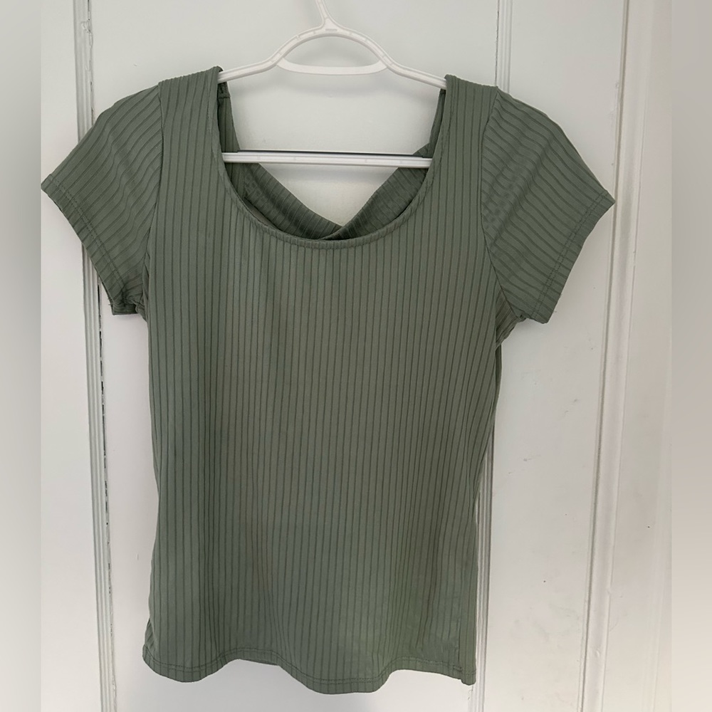 Willow Root Ribbed Croptop